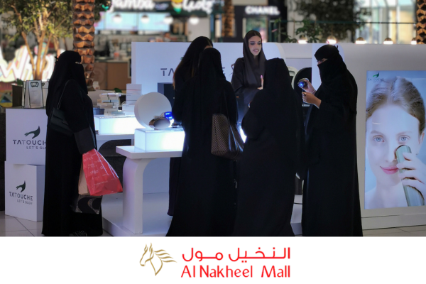 Tatouche’s pop-up store at Nakheel Mall, Riyadh